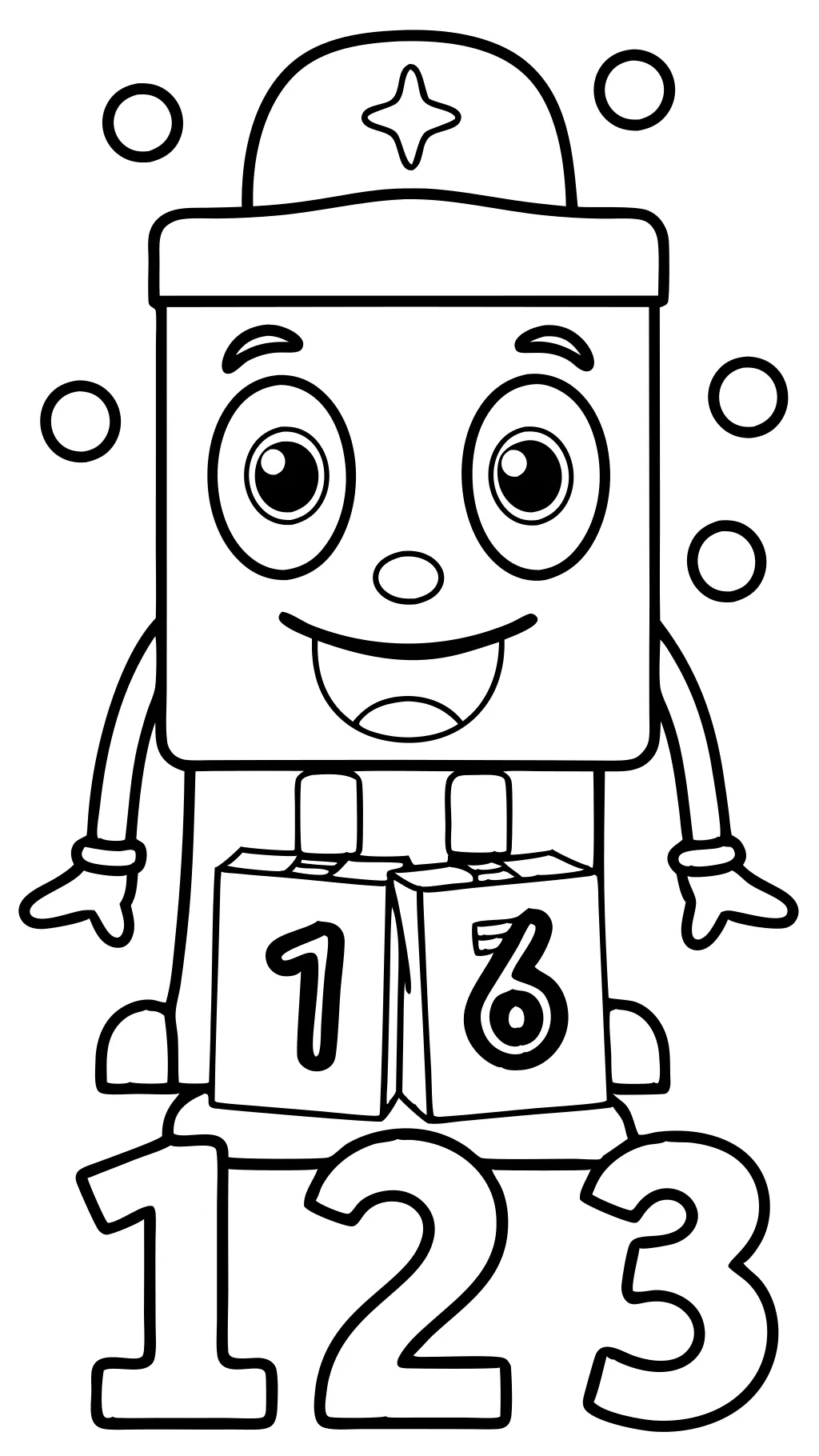 Numberblocks Páginas para colorear 1000